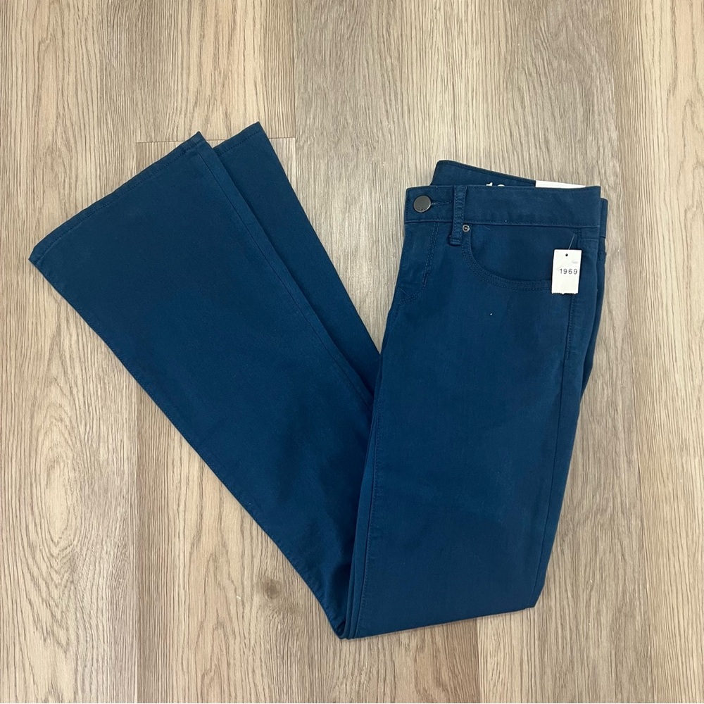 Gap 1969 Curvy Bootcut Jeans Blue Mid Rise Stretch 26/2R NWT